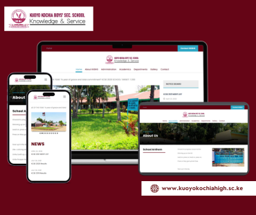 Screenshot for Kuoyo Kochia High School Website